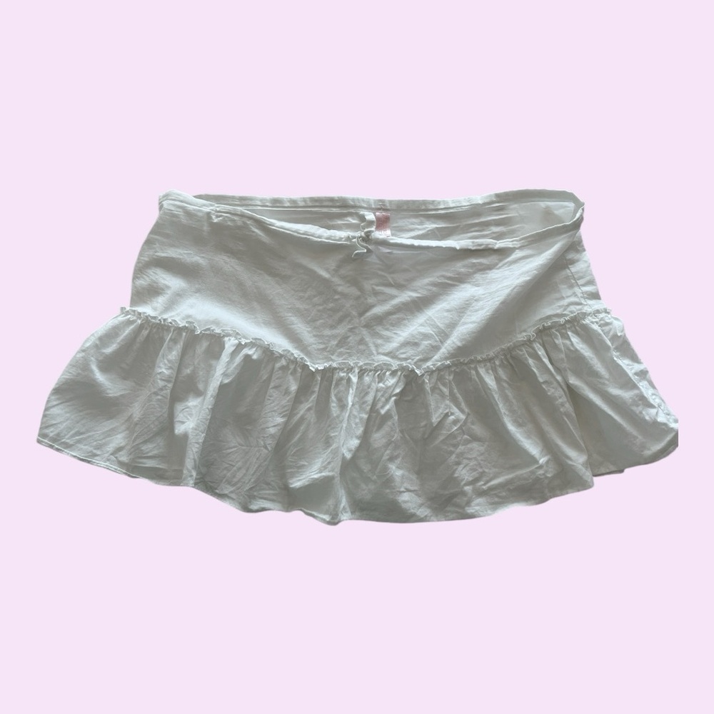 Victoria’s Secret White Cotton Skater Skirt (S)